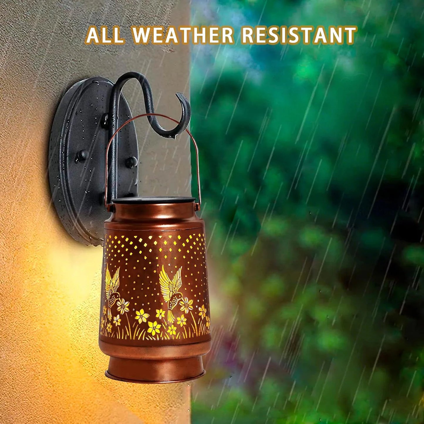 Solar Lantern Outdoor Decor | Elegant Pathway Lighting for Gardens
