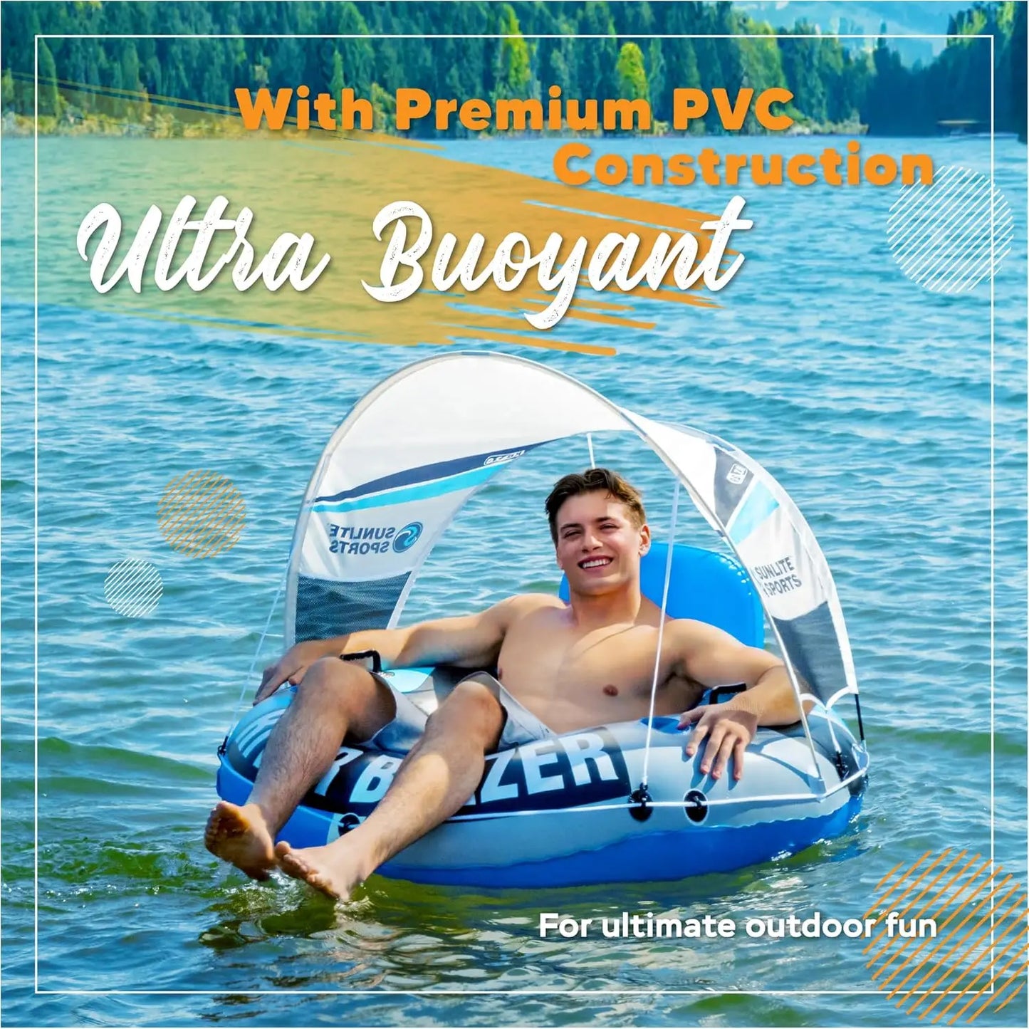 Premium Heavy Duty Inflatable River Tube for Ultimate Water Fun