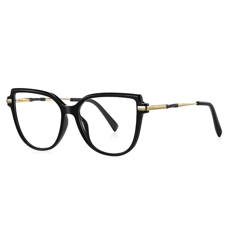 VICKY Stylish Large Frame Simple Geometric Design Anti-blue Light Reading Glasses Customized Prescription Available PFD2210