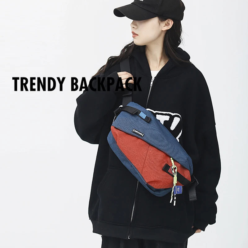 High Quality Nylon Panelled Waist Packs for Unisex Casual Outdoor Use
