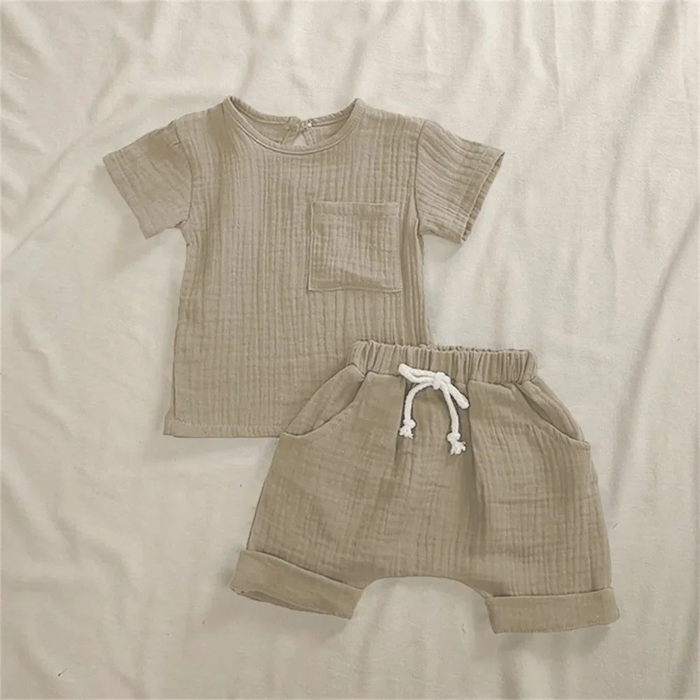 Cotton Infant Outfit Set | Soft Clothes for Newborns & Toddlers