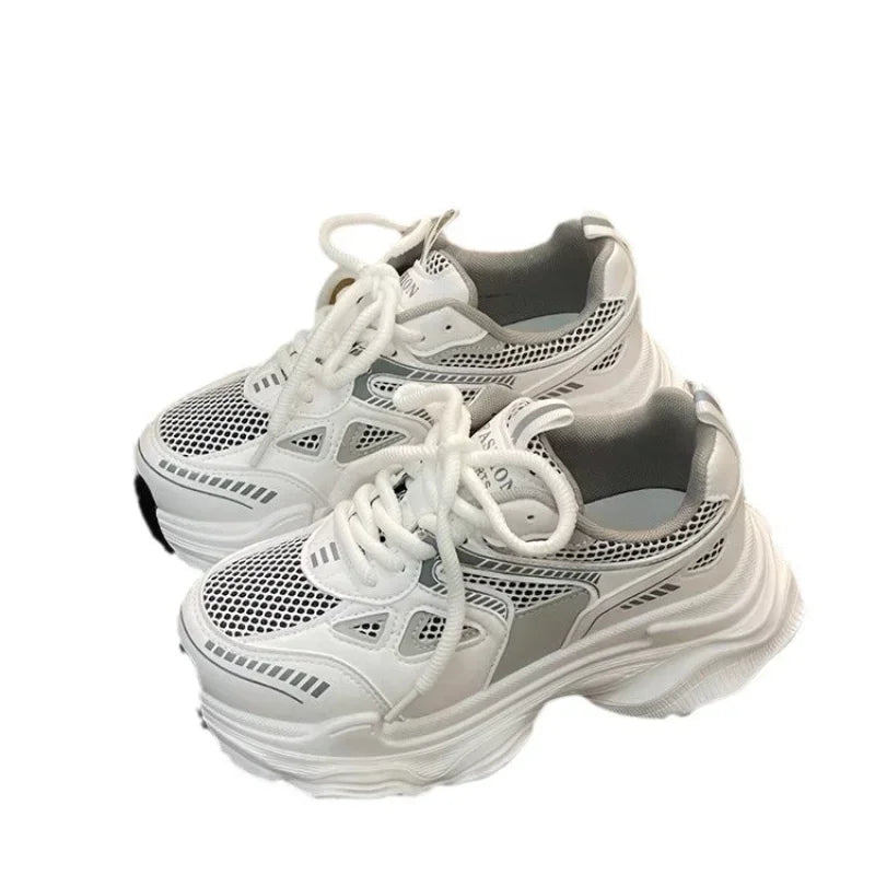 Fashionable Casual Platform Sneakers for Women | Comfortable Sports Shoes