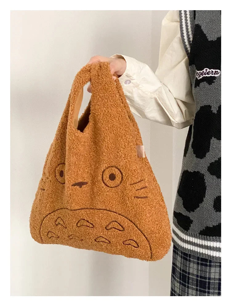 Women's Corduroy Shoulder Bag | Trendy Large Capacity Purse