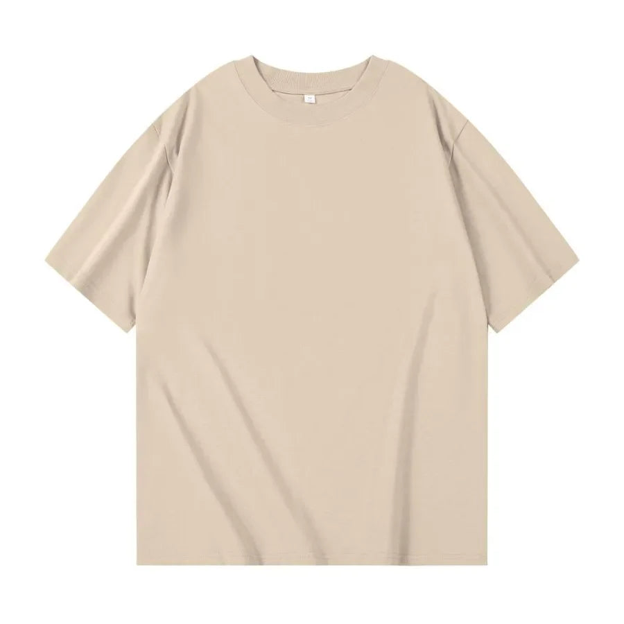 Men's Oversized Heavyweight T-Shirt | Casual Solid Color Tee