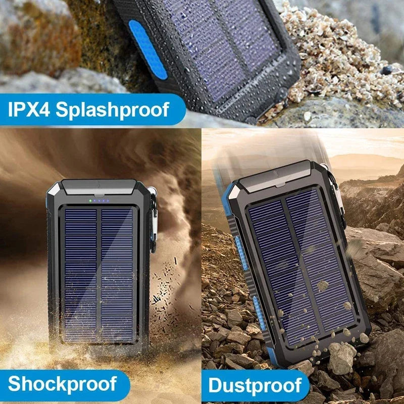 200000mAh Solar Power Bank | Fast Charging Portable Charger