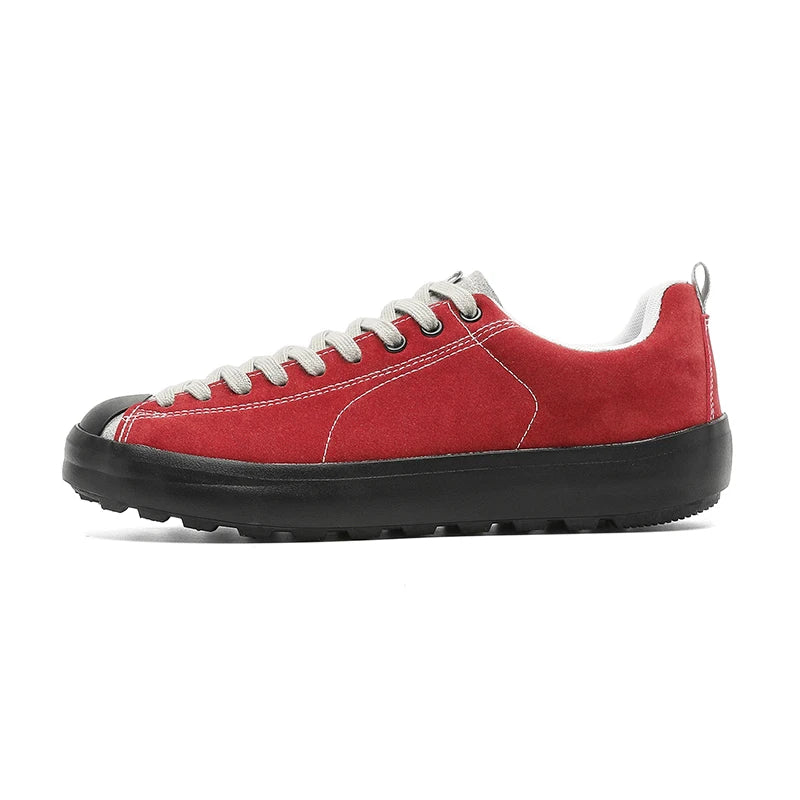 Men's Casual Suede Sneakers | Non-Slip Platform Walking Shoes