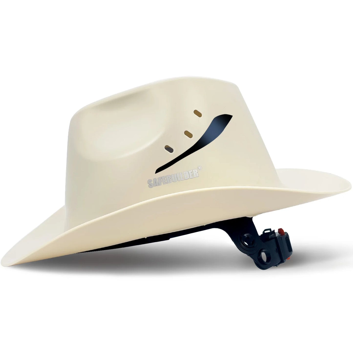 Vented Cowboy Safety Hard Hat | ANSI Certified Full Brim Helmet