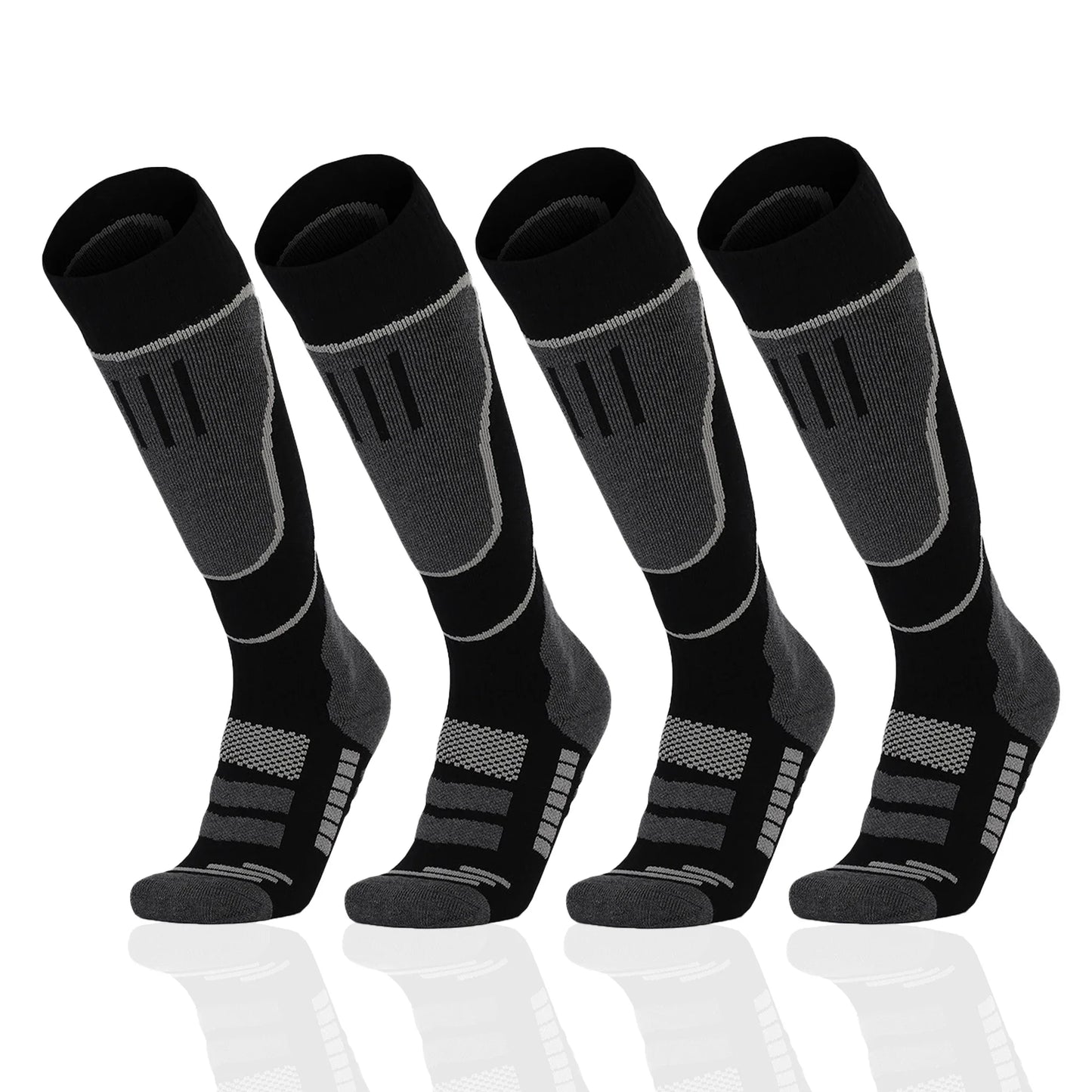 Winter Ski Cold Weather Knee-high Socks for Snow Sports