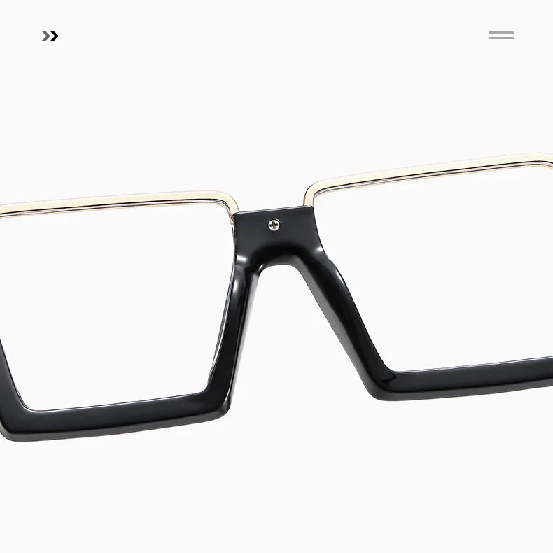 Chic Oversized Blue Light Blocking Glasses | Fashionable Protection