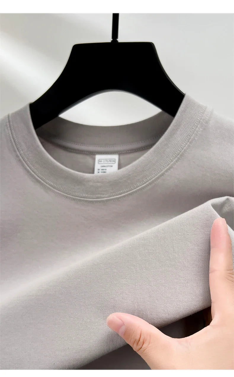 Men's Breathable Cotton Summer T-Shirt | Fashionable Short Sleeve Top