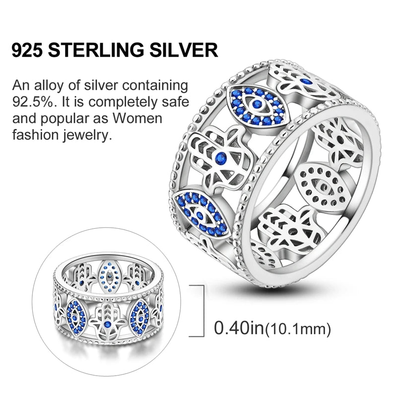 High-Quality 925 Sterling Silver Infinite Love Ring for Women
