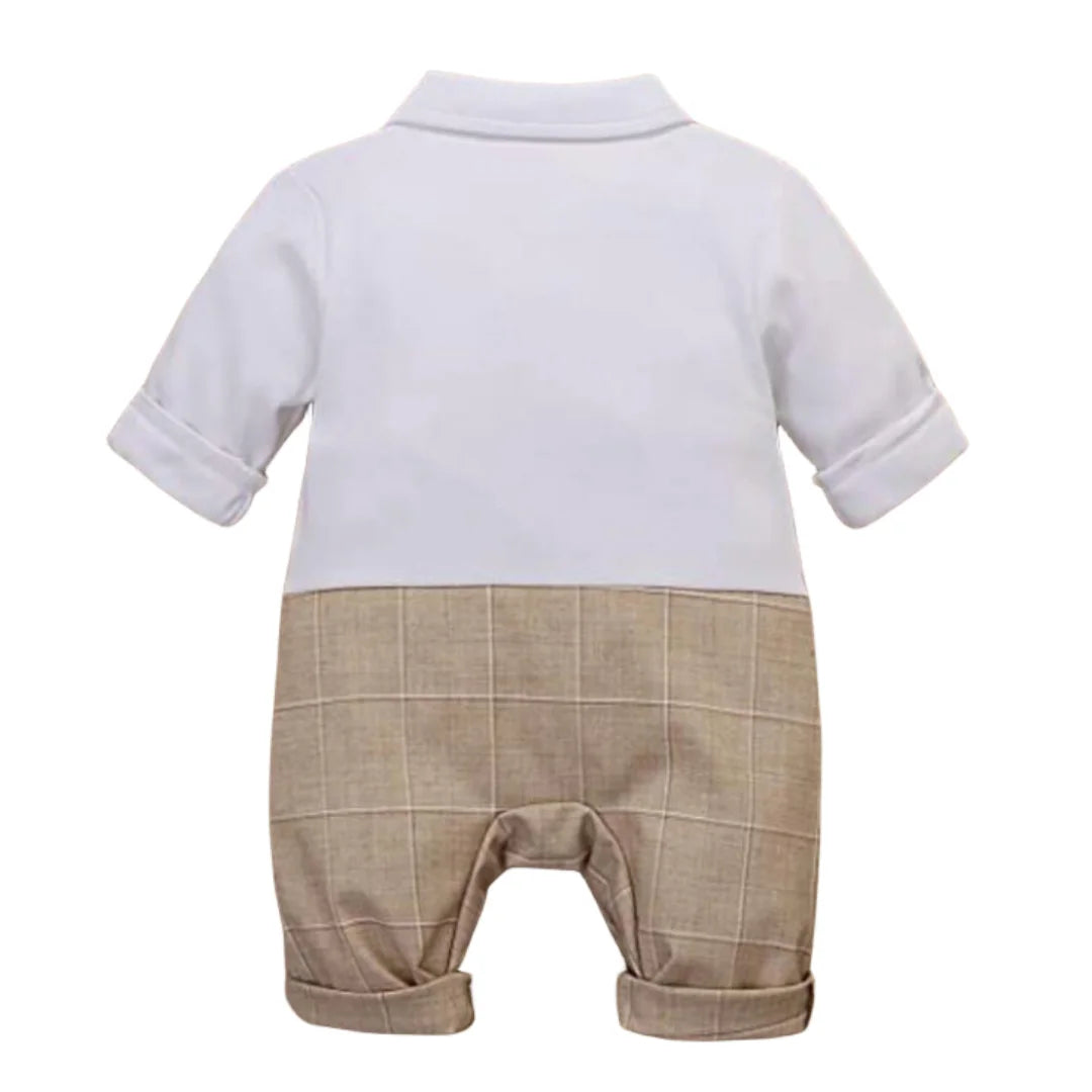 Stylish Toddler Formal Outfit | Classic Cotton Plaid Suit Set