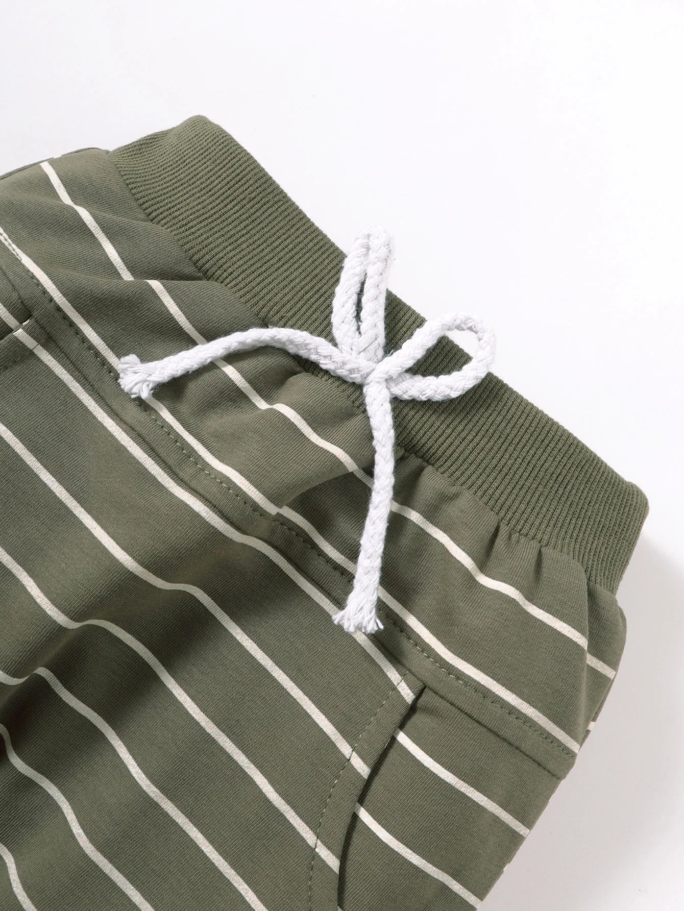 2-Piece Baby Boy Camouflage Set | Comfy Hoodie & Striped Pants