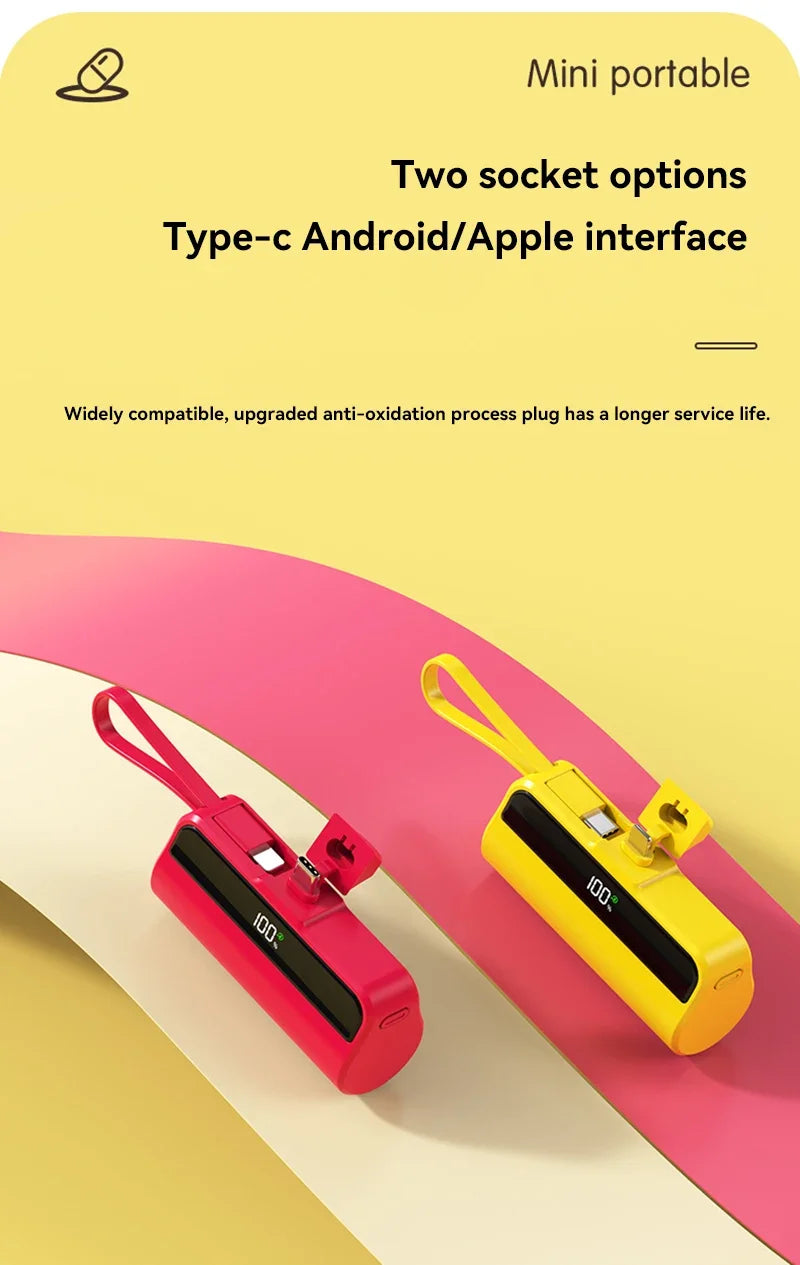 50000mAh Capsule Mobile Power Bank | Ultimate Portable Charger