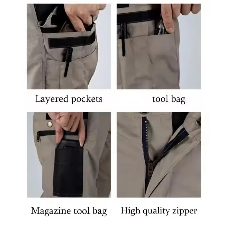 Waterproof Multi-pocket Cargo Pants for Men | Hiking & Casual Wear