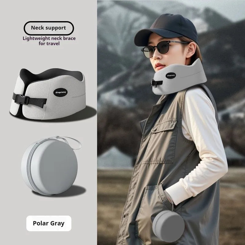 Memory Foam U-Shaped Travel Neck Pillow Soft Comfortable Airplane Car Office Sleeping Support Cushion