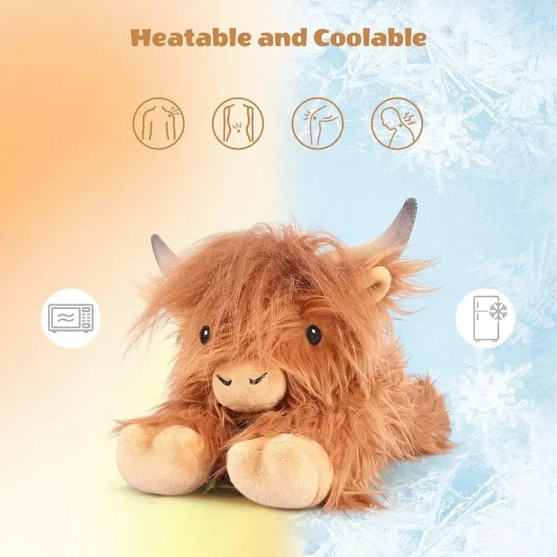 Cute Highland Cow Plush Toy | Super Soft Cuddle Buddy