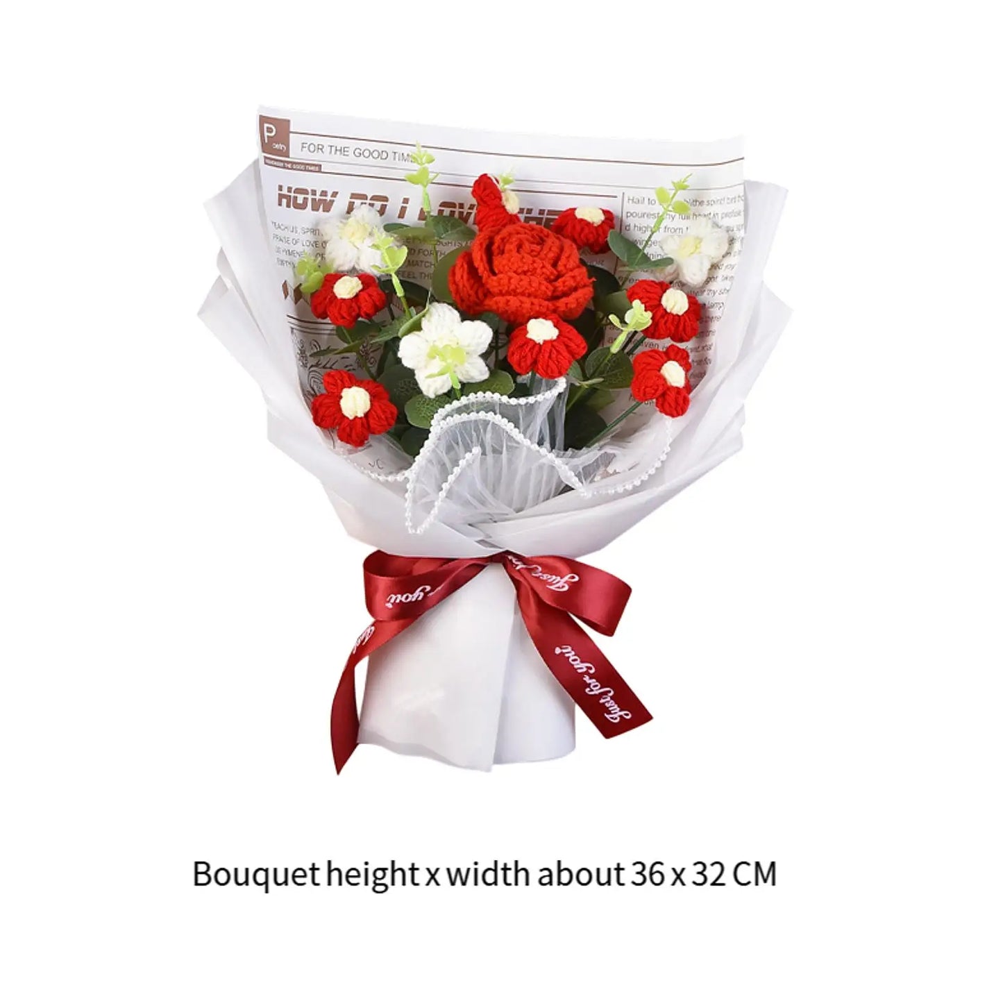 Crochet Flower Bouquet | Perfect Home Decoration & Gift