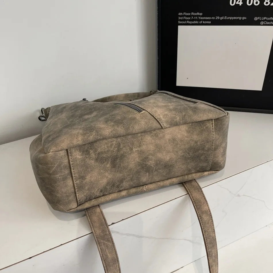 Bolso Bandolera Elegante de Cuero Sintético Suave para Mujer | Con Estilo y Práctico