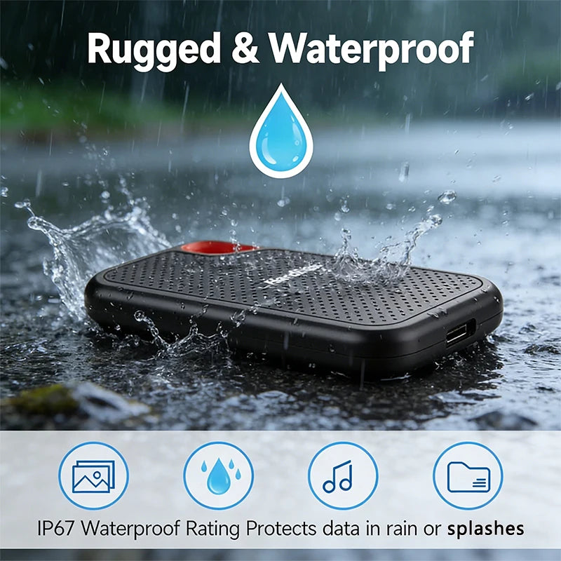 Slim Portable 4TB External SSD | High-Speed Data Storage Solution