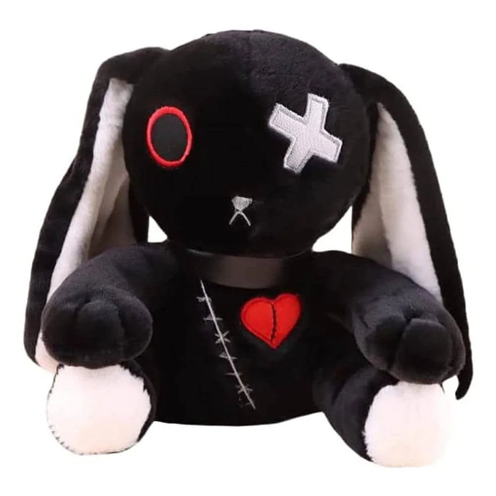 Spooky Gothic Bunny Plush Toy | Creepy Rabbit Horror Doll