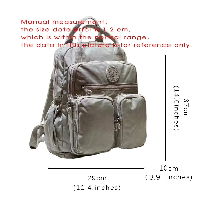 Stylish Multi-Pocket Waterproof Backpack for Women | Travel & School