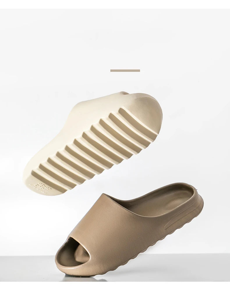 Women's Cloud Thick-Soled Coconut Slippers | Summer Bath Slides