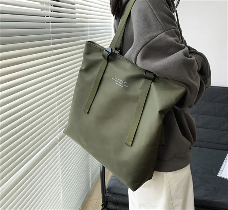 Unisex Large Capacity Waterproof Shoulder Bag | Multi-Function Tote