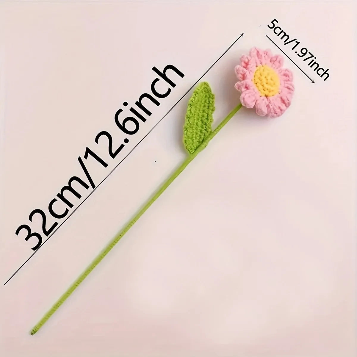 5-Piece Handmade Crocheted Daisy Set | Charming Home Decor