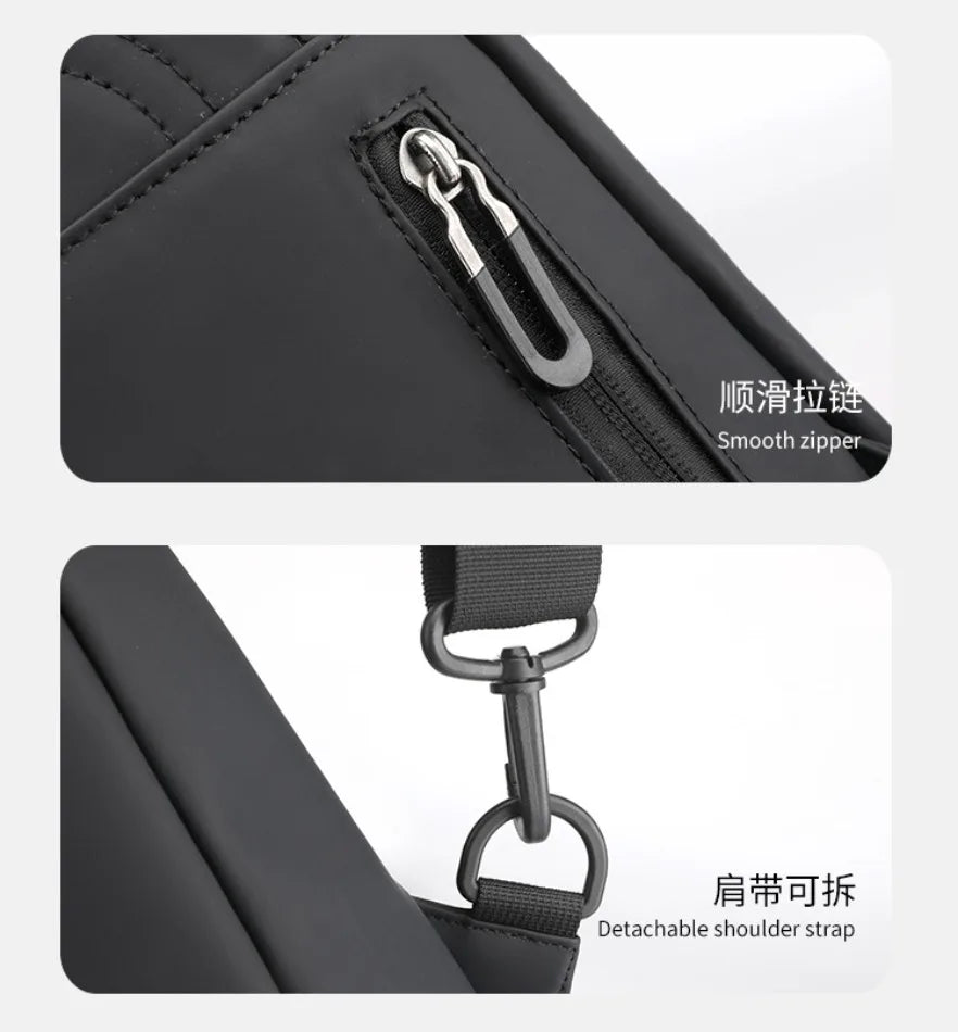 Men's Waterproof Crossbody Bag | Stylish Casual Shoulder Bag