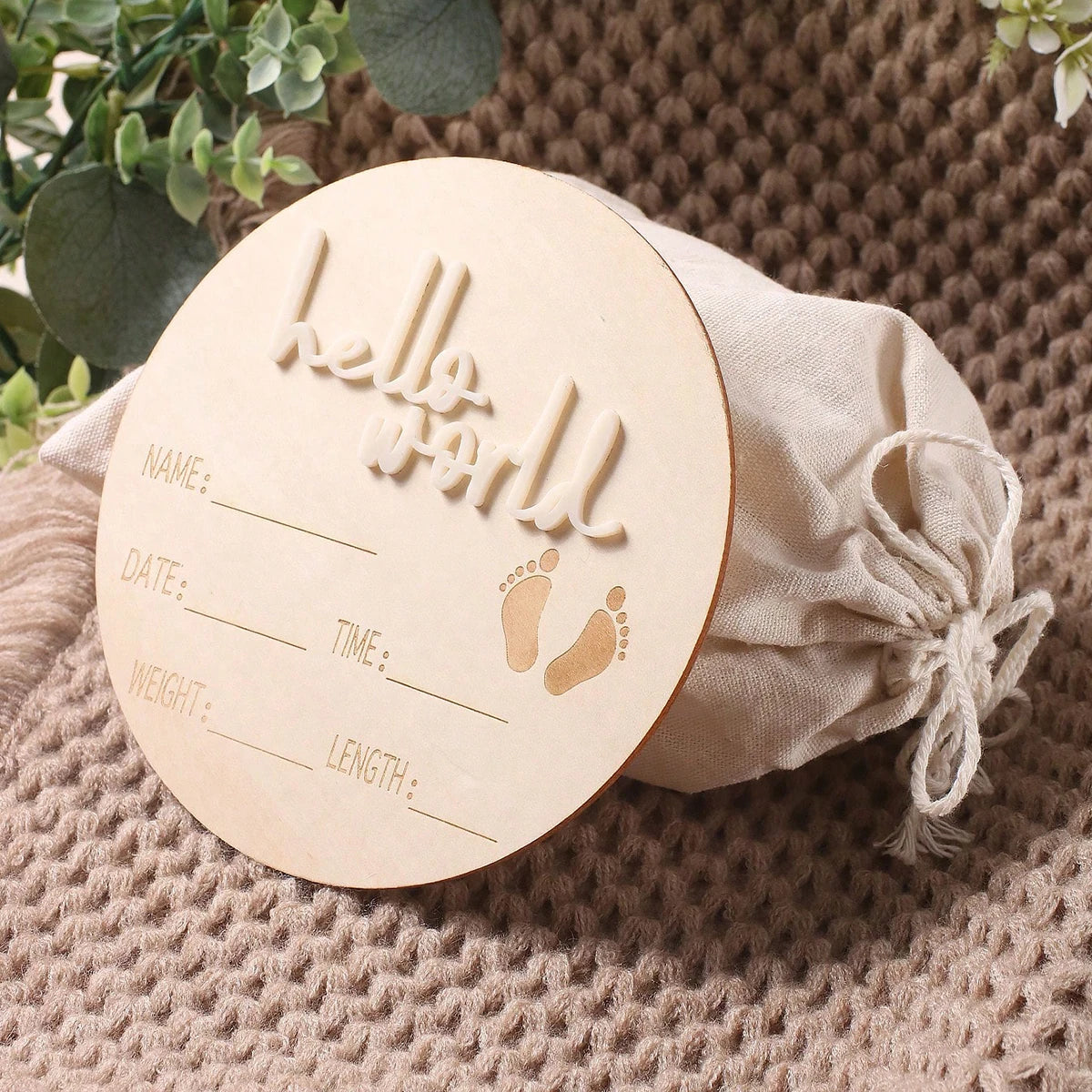 Newborn Baby Photo Props | Cute Wooden Photography Ideas