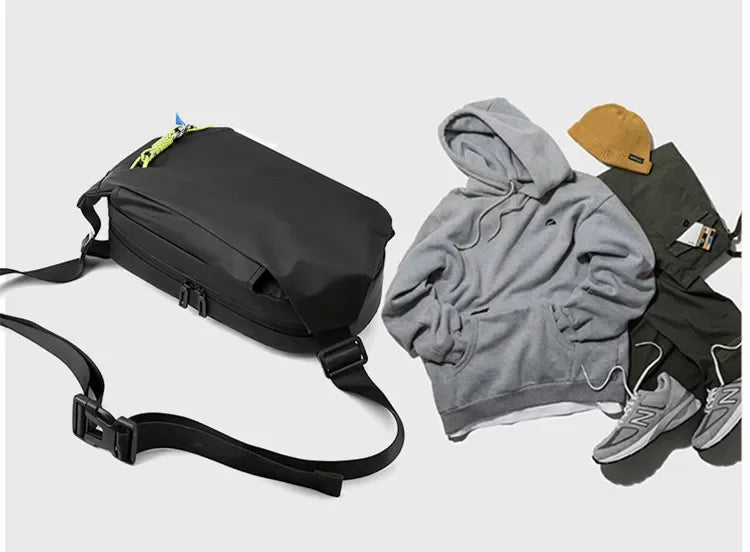 Large Capacity Waterproof Shoulder Chest Bag for Outdoor Sports