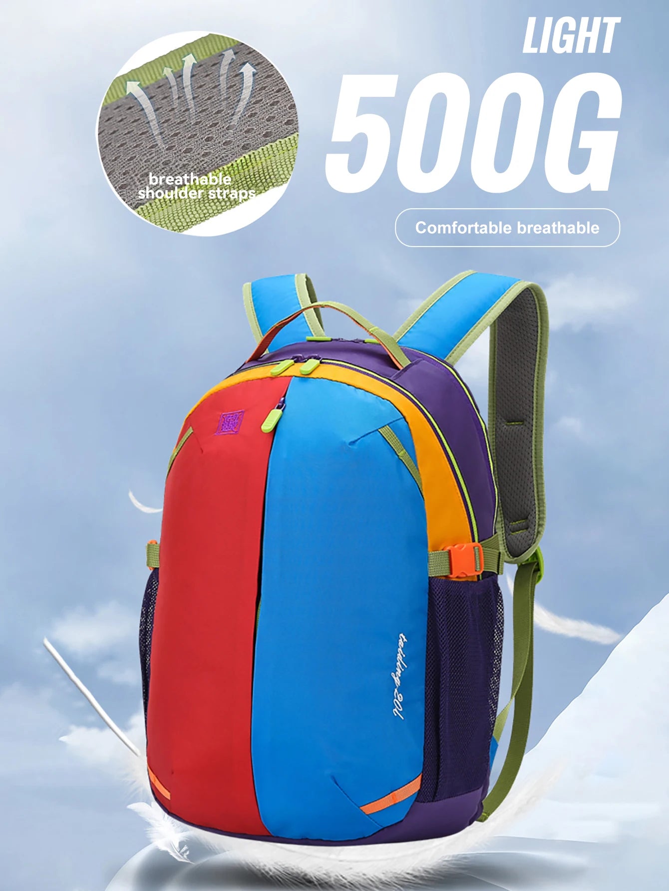 Lightweight Waterproof Outdoor Backpack | Multi-role Hiking Schoolbag