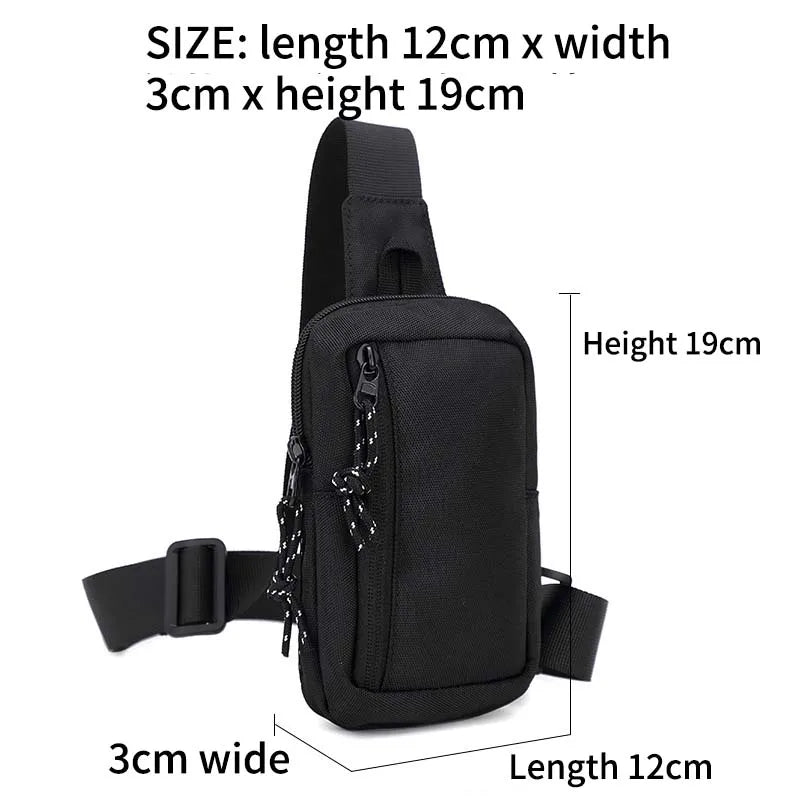 Trendy Men's Crossbody Bag | Stylish Diagonal Shoulder Backpack