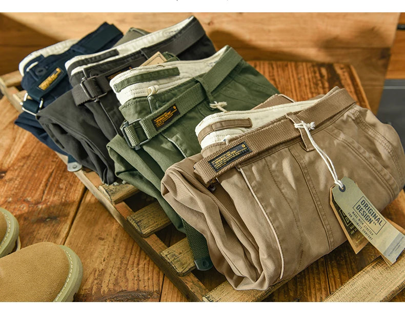 Trendy Workwear Cargo Pants for Men | Vintage Casual Style