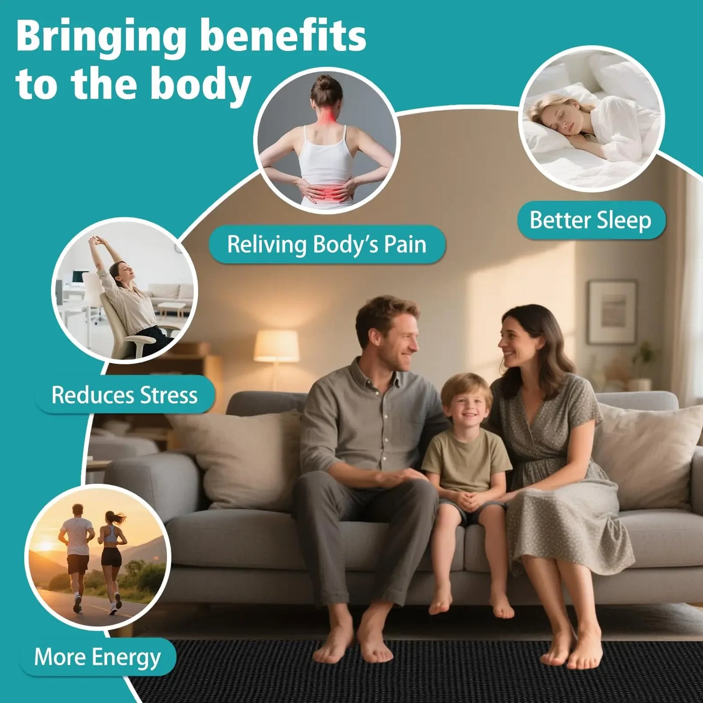 Grounding Leather Mattress Sleep Mat | Enhance Sleep & Reduce Stress