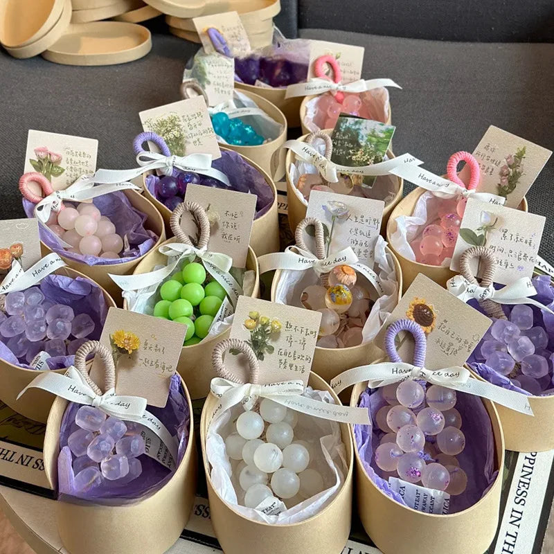 Crystal Transparent Grape Air Freshener Soap | Bathroom Decor