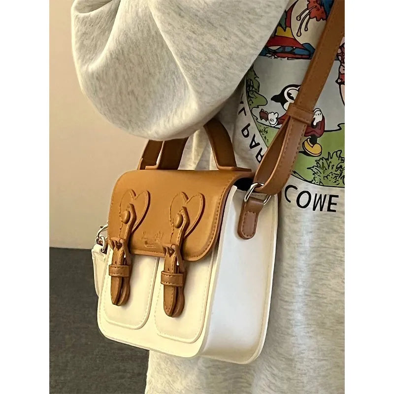 Fashionable Color Contrast Crossbody Bag for Women | Stylish Shoulder Bag