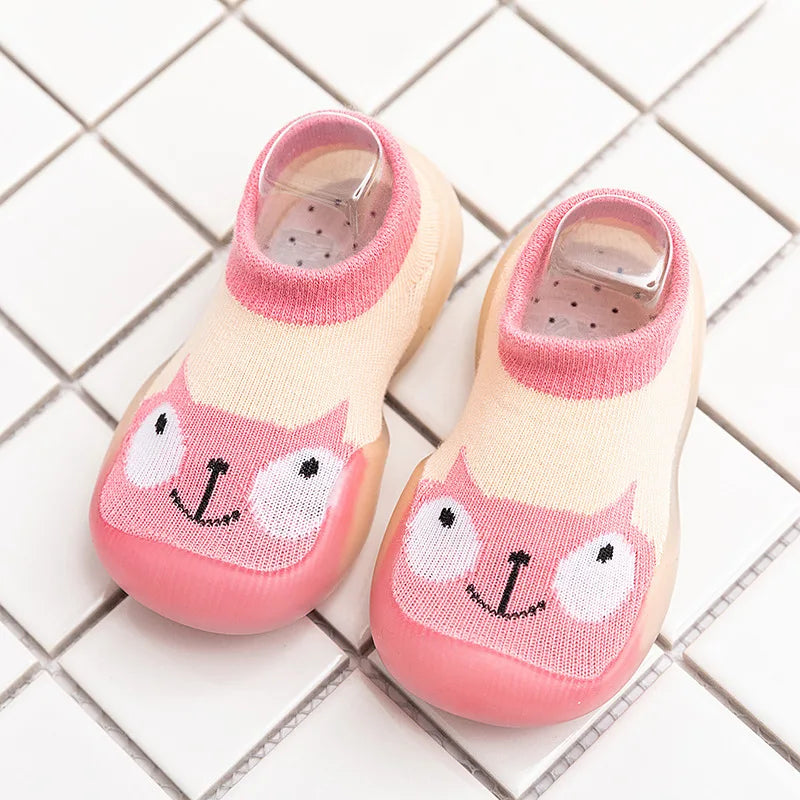 Kids Sock Shoes | Breathable Non-Slip Animal Print Toddler Shoes