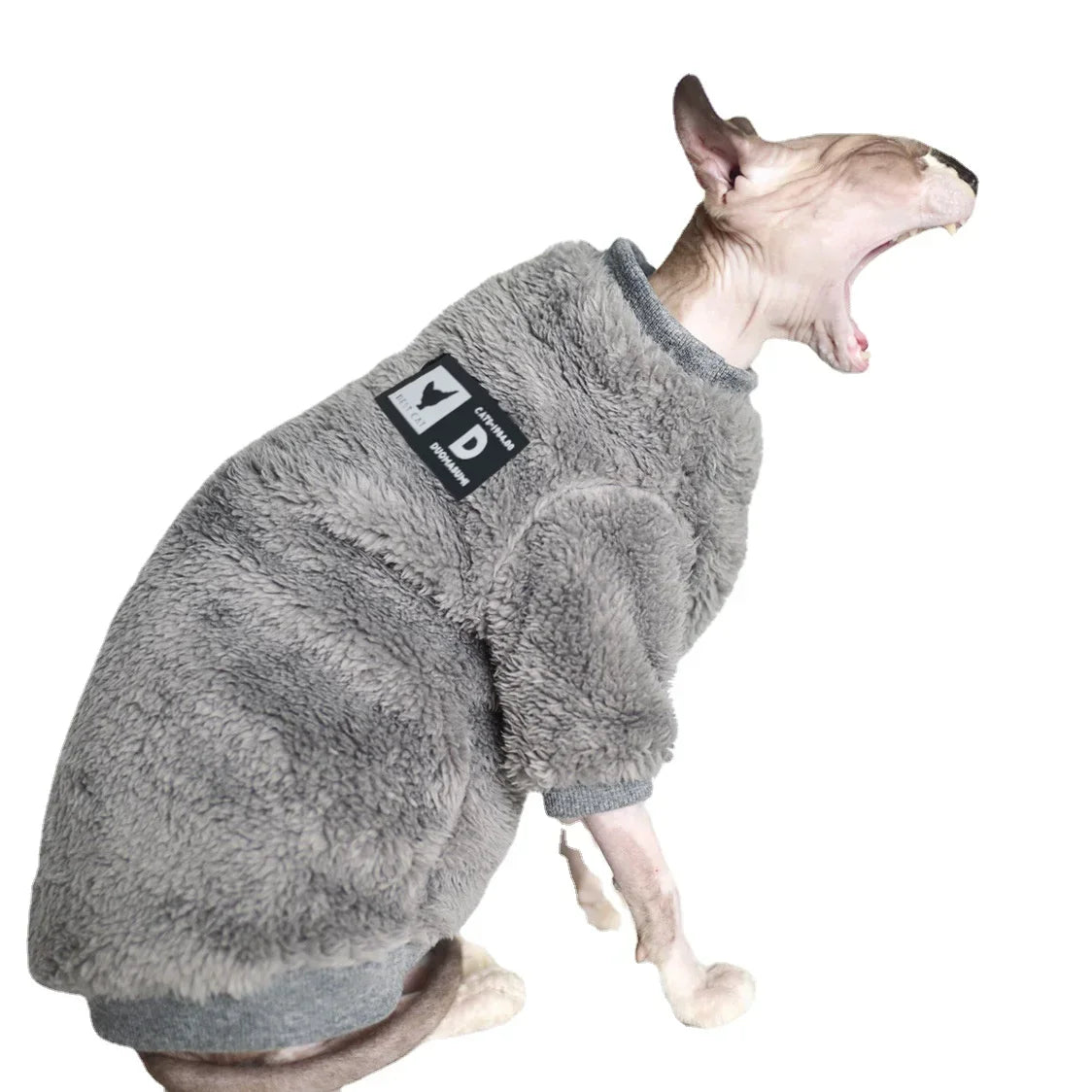 Soft Double-Sided Winter Jacket for Hairless Cats | Cozy Cat Coat