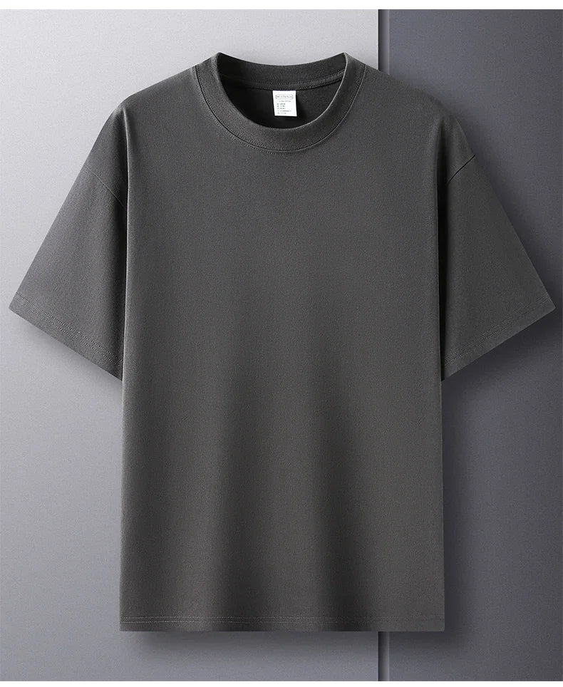 Men's Breathable Cotton Summer T-Shirt | Fashionable Short Sleeve Top