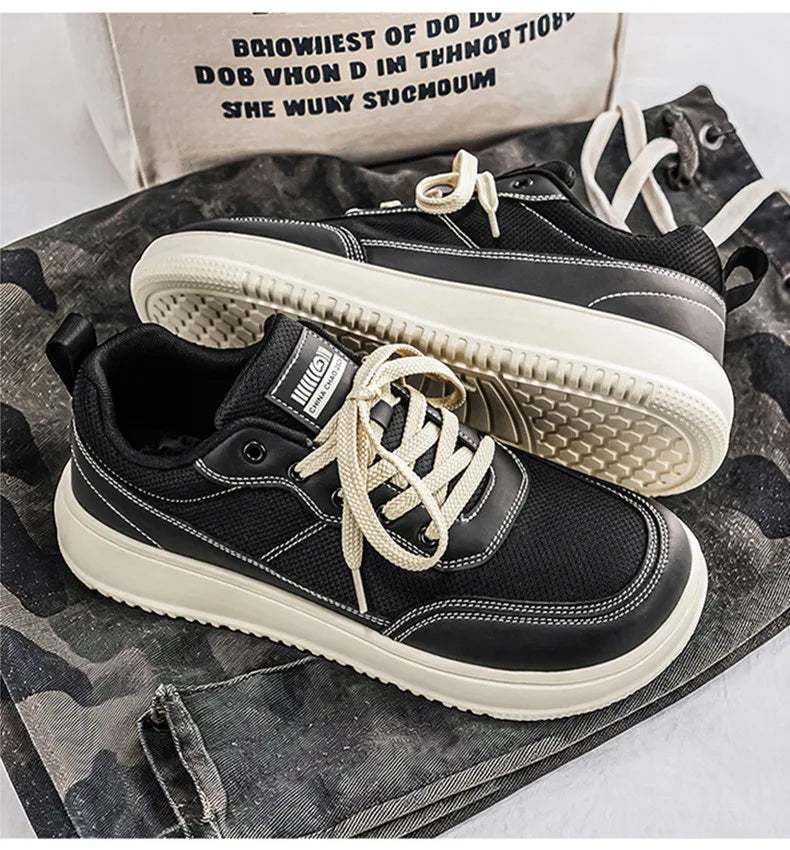 Men's Casual Wide Toe Shoes | Breathable and Comfortable Sneakers