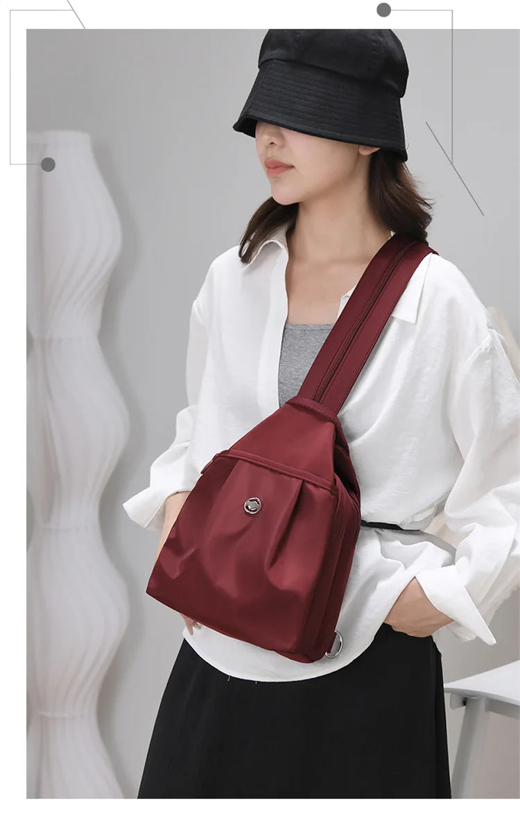 Large-Capacity Crossbody Chest Bag | Versatile Portable Backpack