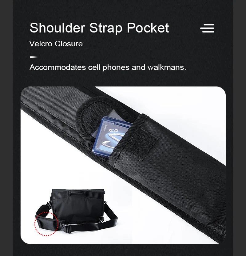 Waterproof Men Messenger Bag | Stylish Anti-Theft Crossbody Bag