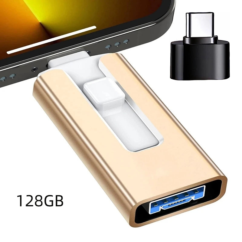4in1 OTG Flash Drive 512GB | USB 3.0 & Type-C Memory Stick
