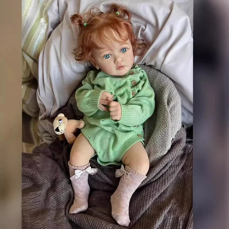 Muñeca Bebé Reborn Realista de 60cm | Juguete de Princesa Pintado a Mano