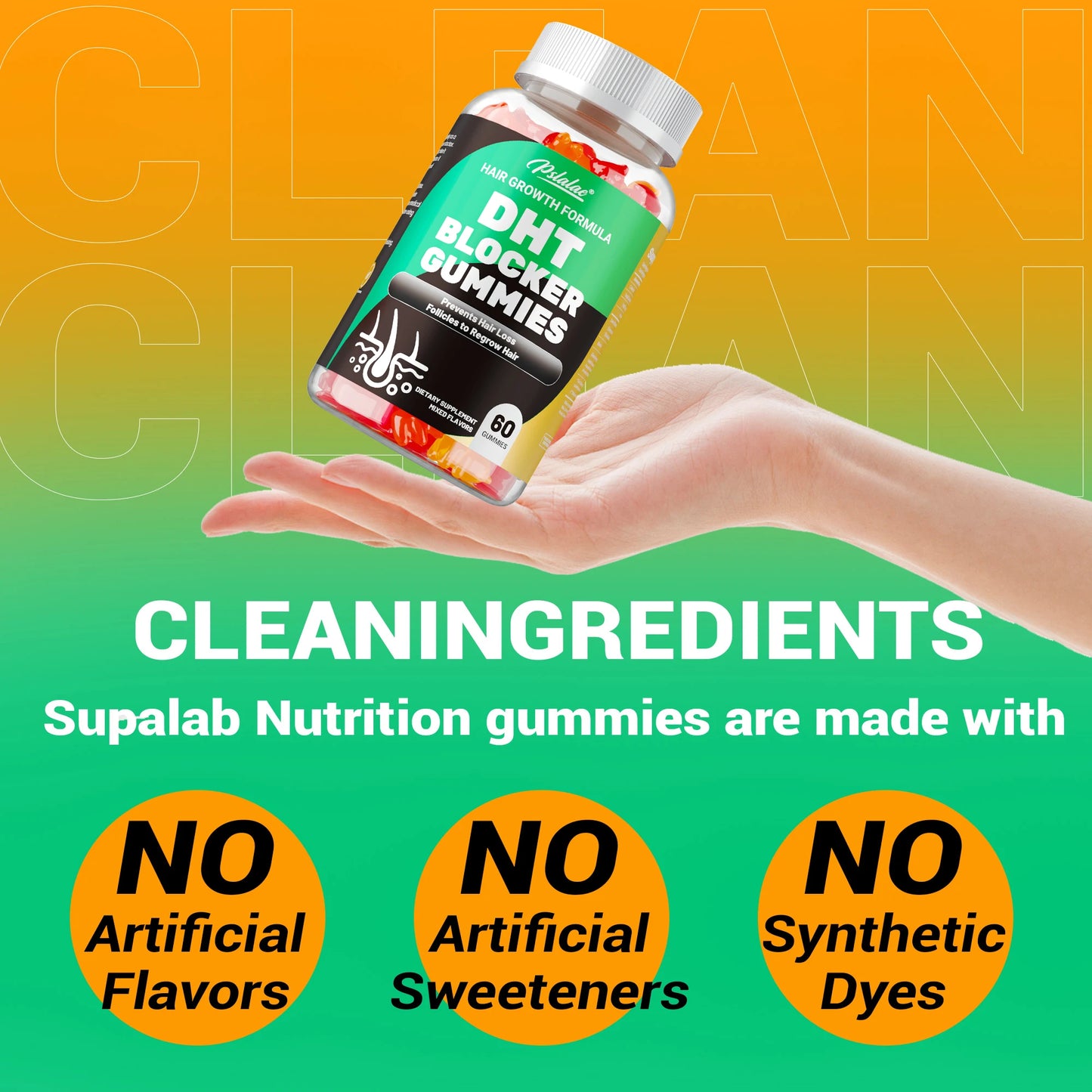 DHT Blocker Gummies for Thinning Hair | Hair Growth Supplement