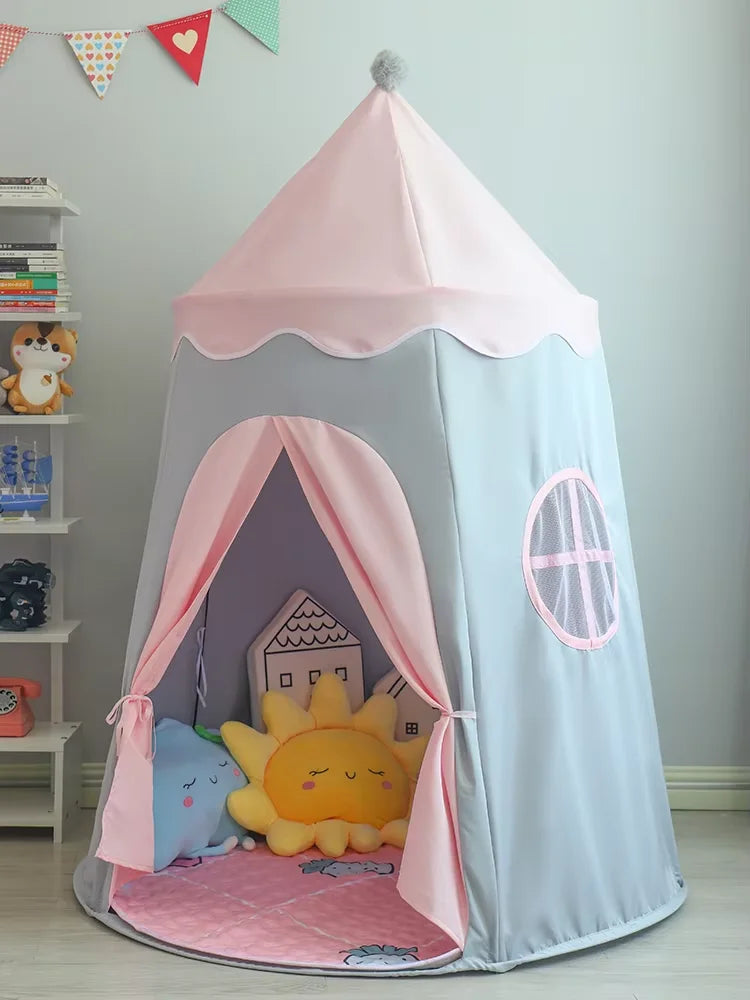 Large Folding Toy Tent for Kids | Perfect Playhouse Castle