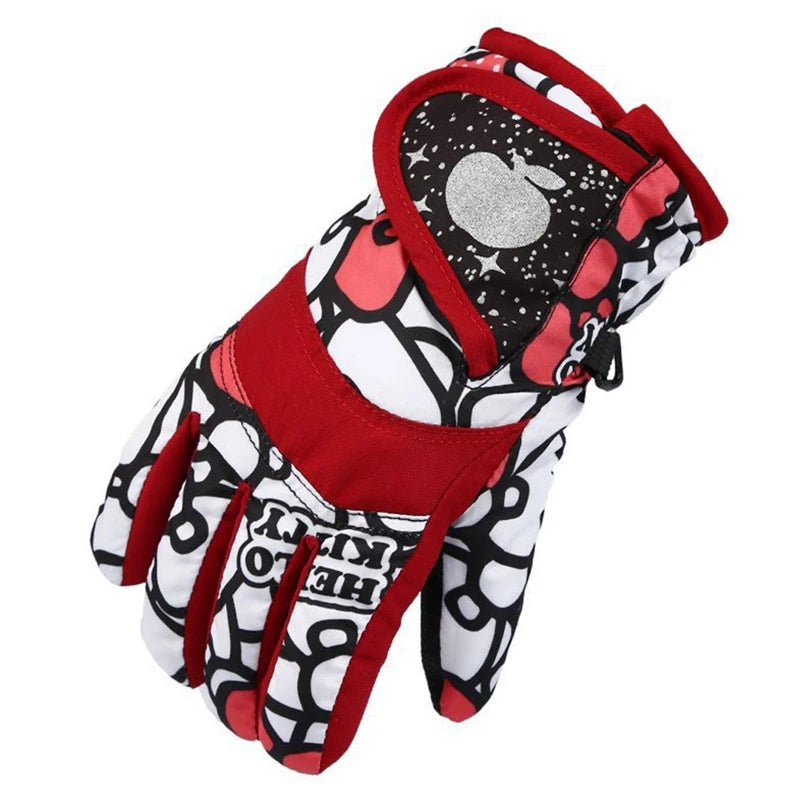 Winter Warm Snowboarding Ski Gloves for Kids | Waterproof & Breathable