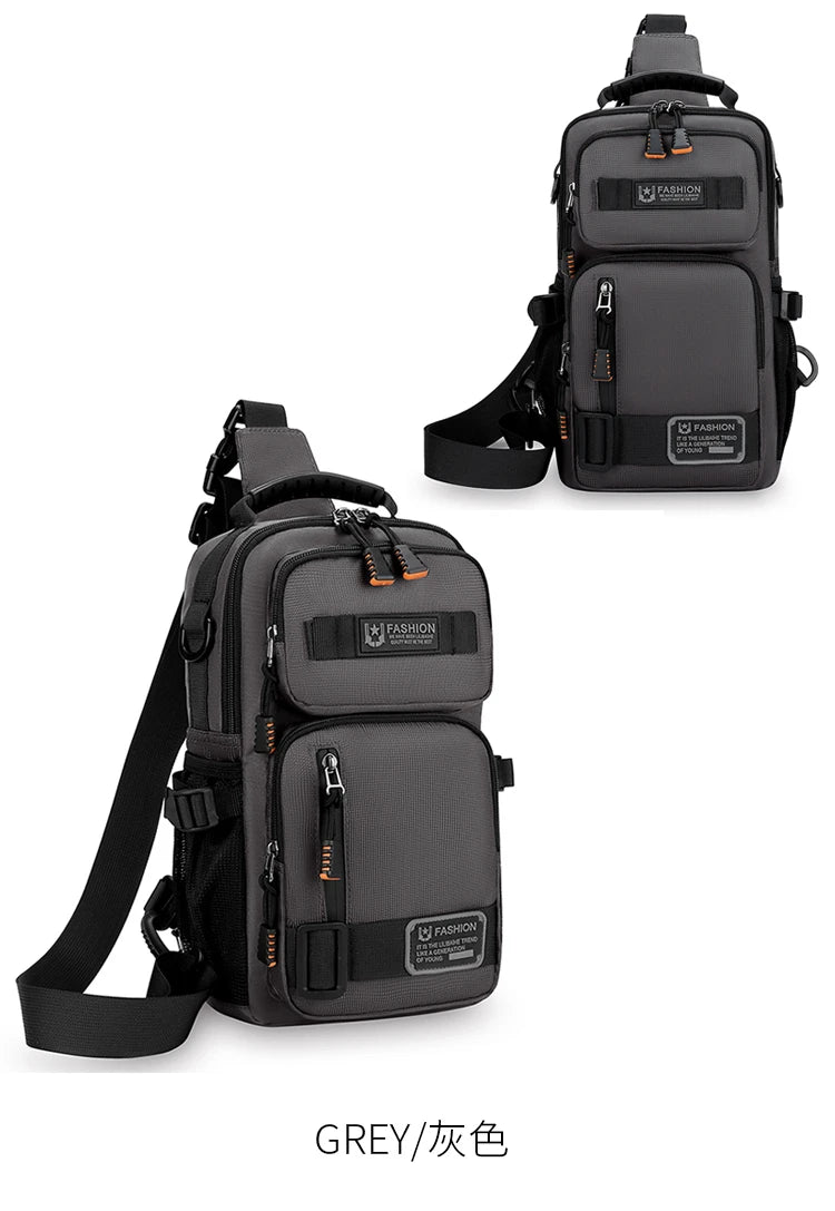 Men's Fashion Oxford Waist Pack | Versatile Casual Chest Bag